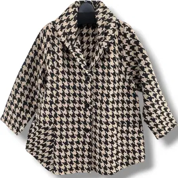 울 자켓 코트 하운드투스 숄카라 블랙 베이지