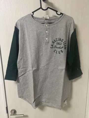 Champion 런택 헨리넥 베이스볼 T셔츠 XL 7부 소매