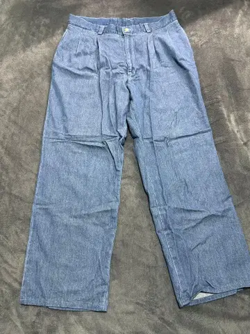 랄프 로렌 데님 슬랙스 투 턱 택 포함