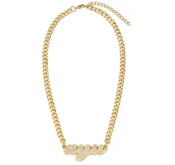 하마사키 아유미 골드 목걸이 카우 네이비 굿즈