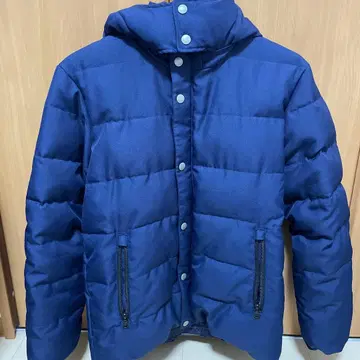 팩터텀 네이비 후드 부착 다운 자켓