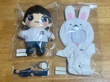 사노 하야토 생탄 굿즈 봉제 인형 인형옷 아크링 키링 세트