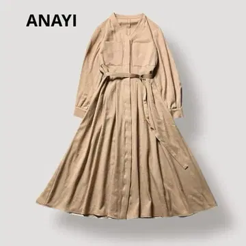 [23년 모델] ANAYI 소프트 암젠 포켓 플레어 원피스 아나이