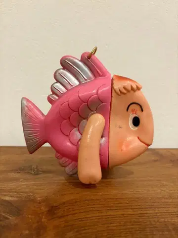 [ 당시물 쇼와 레트로 ] 헤엄쳐라! 도미군 소프트 비닐 열어라! 퐁키키