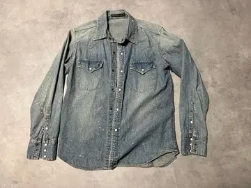 Fullcount 데님 긴팔 셔츠