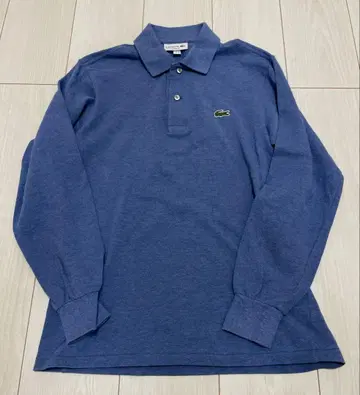 라코스테 긴팔 피케 셔츠 블루
