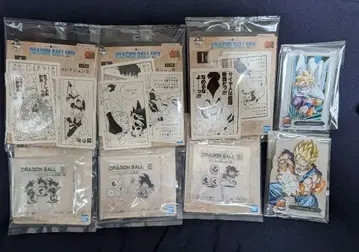 드래곤볼 1번 복권 하위상 세트