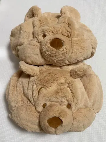 [ 새상품급, 배송비 포함 ] 디즈니 푸우 팬캡 베이지 2세트