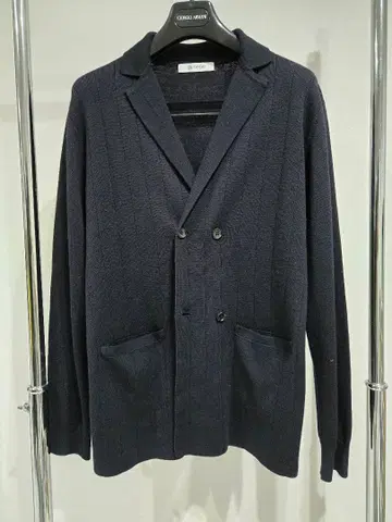 나노 유니버스 다크 네이비 가디건 니트 자켓