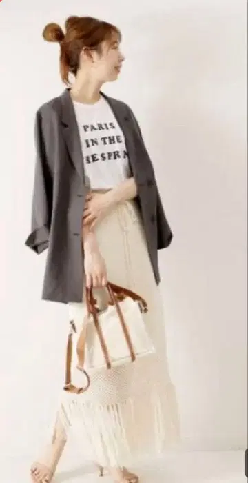 Spick & Span 린넨 레이온 자켓