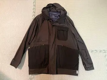 다크 그린 밀리터리 후드 부착 자켓