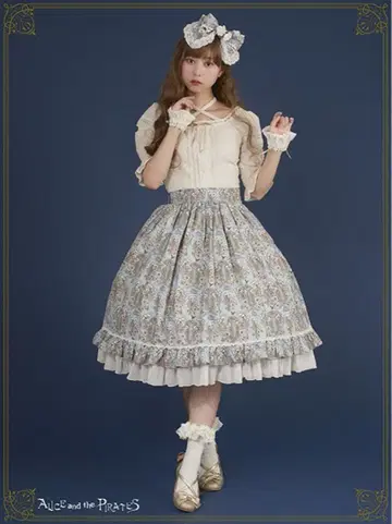 AICE and the PIRATES 부케 패턴 스커트 (색스)