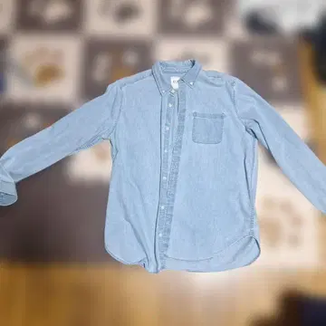 GAP 데님 셔츠 L 라이트 블루