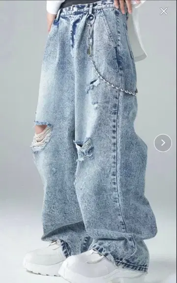 [ 새상품급 ] ADRER 빈티지 데님 데미지