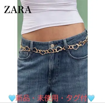 ZARA 하트 체인 벨트