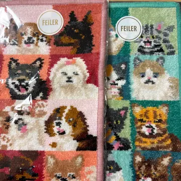 룩! 마이도그 마이캣 타월 손수건 세트 페이러