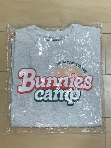NEWJEANS Bunnies camp T셔츠 그레이 미개봉