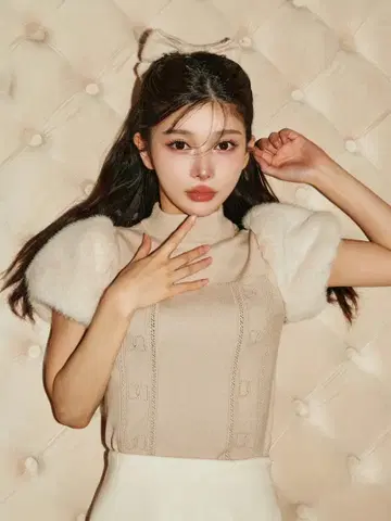 Darich 퍼 슬리브 DD 니트탑