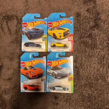 핫휠 미니카 4대 세트