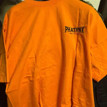 PHATRNK Keep it real 티셔츠 오렌지