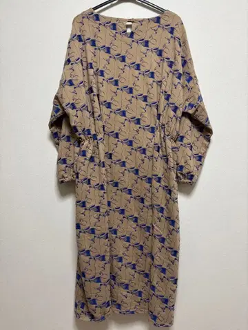 Marble Sud 여우 패턴 자수 롱 원피스 F