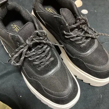 통굽 스니커즈 블랙