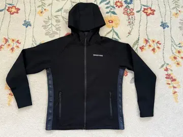 새상품급 브리핑 웜 로고 라인 후드티 블랙 남성용 S 사이즈