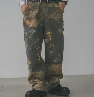 Shoowtime 쇼타임 카모플라쥬 워크 팬츠 리얼트리