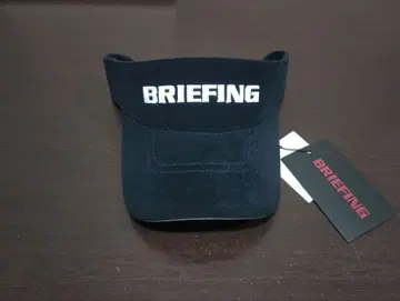 BRIEFING 바이저 인기 블랙 스웨이드