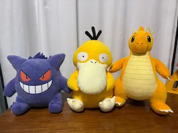 포켓몬 봉제 인형 세트 겐가 코닥 망나뇽
