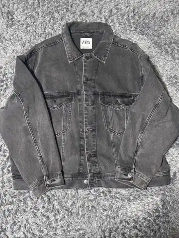 ZARA 그레이 데님 자켓