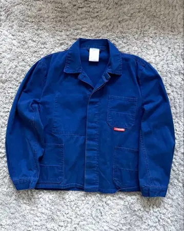 80's PLANAM 저먼 워크 자켓 유로 워크 50 블루