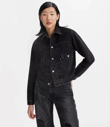 [ XS ] Levi's/리바이스 TYPE II 트래커 자켓 블랙