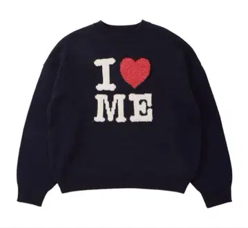 ACLENT I LOVE ME 아이러브미 니트 [ 네이비 ]