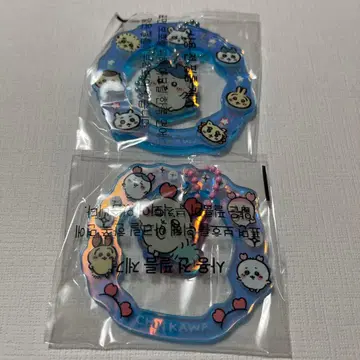 한국 치이카와 (먼작귀) 홀로그램 키링 2개 세트