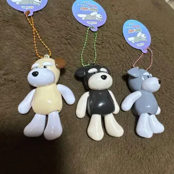 강아지 캐릭터 키링 3개 세트