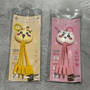치이카와 (먼작귀) 얼굴 멀티 충전 케이블 치이카와 토끼