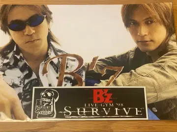 B'z LIVE-GYM '98 SURVIVE 스티커 A4 사이즈 핀업