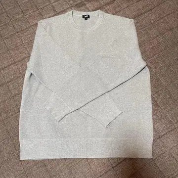 유니클로 UNIQLO 워셔블 밀라노 리브 크루넥 스웨터 미사용 새상품