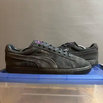 Puma 블랙 스웨이드 스니커즈