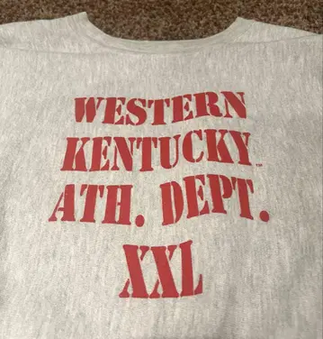 [90s] 리버스 위브 WESTERN KENTUCKY L 사이즈