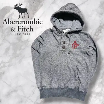 Abercrombie & Fitch 머슬 후드티 그레이 S