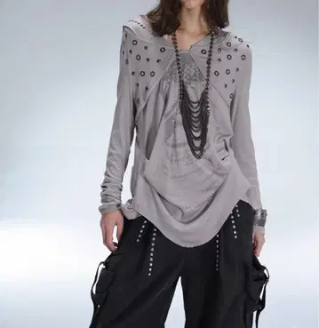 티셔츠 티셔츠 후드티 Y2K 그런지 시크 스타일