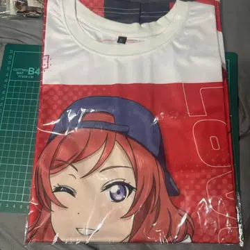 러브 라이브! 니시키노 마키 풀 그래픽 T셔츠 XL 신규 일러스트