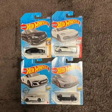 핫휠 미니카 4대 세트