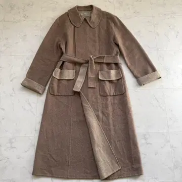 mila schon 울 롱 코트 벨트 포함 랩 코트 일본제