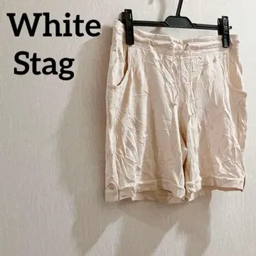 White Stag 아이보리 숏팬츠 심플 무지