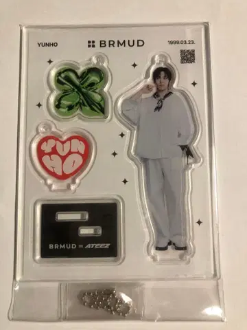 ATEEZ x BRMUD 아크릴 키링 윤호