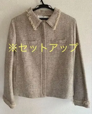 23구 셋업 자켓 스커트 트위드