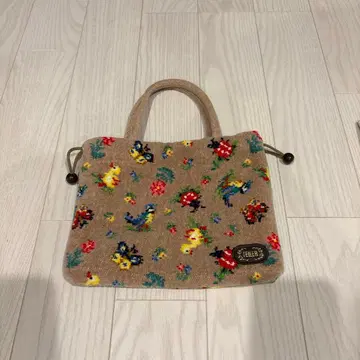 FEILER 꽃무늬 핸드백 베이지